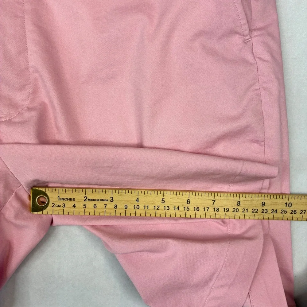 Polo Ralph Lauren Golf Shorts Men 36 Pink Classic Fit Stretch Cotton Twill Logo